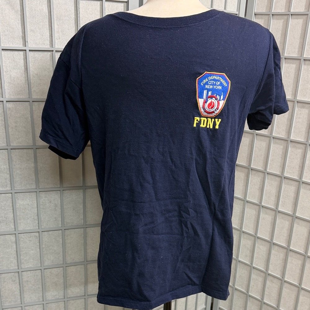 Men's Short-Sleeve FDNY Patch T-Shirt in Navy